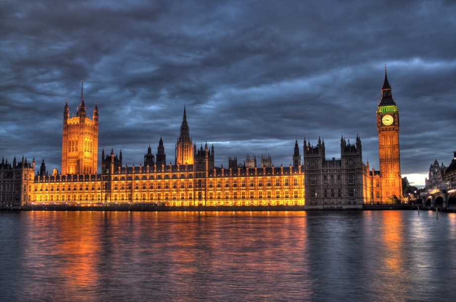 Parliament-at-night
